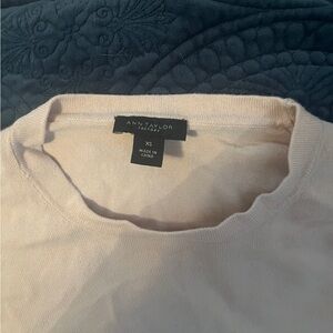 Ann Taylor Factory Cream Sweater